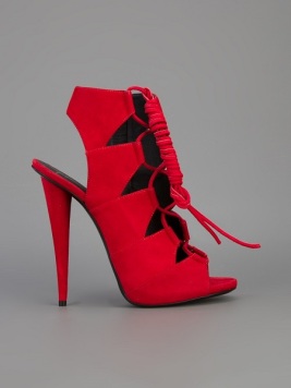 Giuseppe-Zanotti-Red-Lace-Up-Paneled-Sandals-Fall-2013